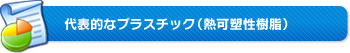 代表的なプラスチック（熱可塑性樹脂）